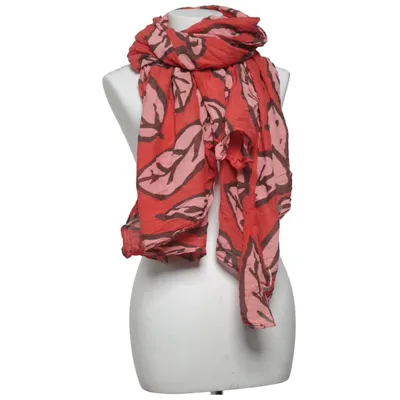 Shawl (Red, Brown) from Stank Stockholm Cotton, Silk