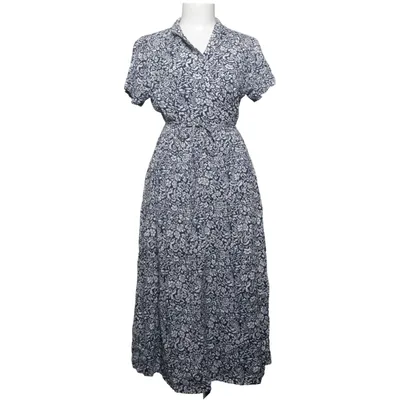 Kjole (Blå, Hvid) fra Monoprix Femme Viscose