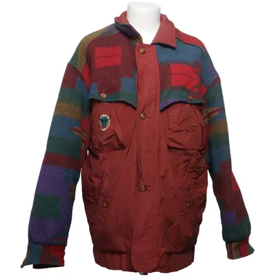 Veste (Rouge, Multicolore) de Mountain Ridge Acrylique, Coton, Polyamide, Polyester, Laine