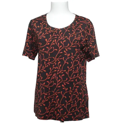 T-shirt (Sort, Orange) fra Vamlingbolaget Bomuld, Viscose
