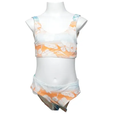 Bikini (Orange, Blue, White) from Warp Elastane, Polyamide, Polyester