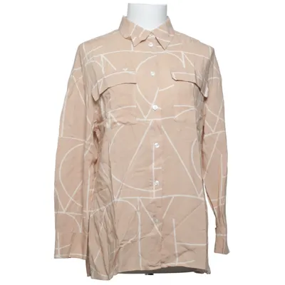 Blus (Beige, Vit) från Visual Clothing Project Viskos