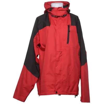 Allvädersjacka (Röd, Svart) från DeVal Polyester