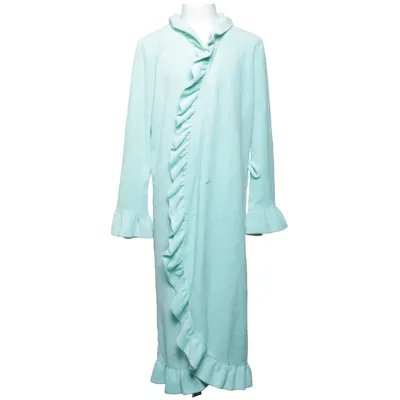 Badjas (Blauw) van Vera Velour of Sweden Katoen, Polyester