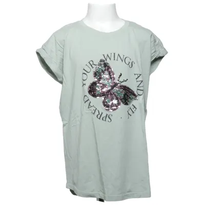 T-shirt (Grön) från Lindex Kids Bomull, Modal