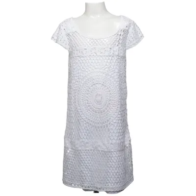 Jurk (Wit) van H&M Conscious Collection Acryl, Organisch katoen
