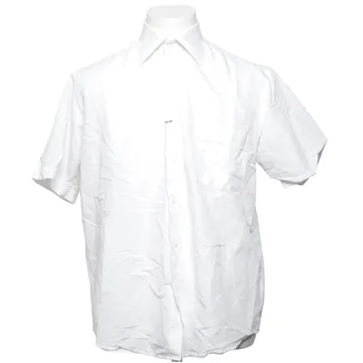 Chemise à manches courtes (Blanc) de Smart Shirt Collection Polyester