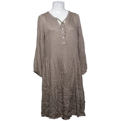 Jurk (Bruin, Zwart, Wit) van Plein Publique Viscose