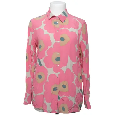 Blouse (Pink, Beige, Multicolored) from Marimekko Silk