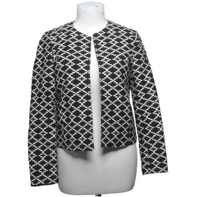 Cardigan (Black, White) from Mango Casualwear Acrylic, Cotton, Polyester, Viscose