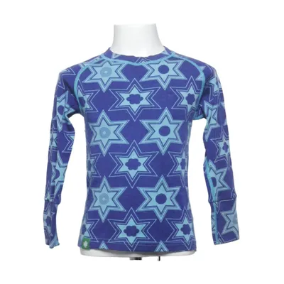 Långärmad t-shirt (Blå, Flerfärgad) från Vossatassar Polyamid, Ull