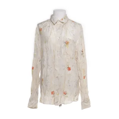 Shirt (Beige, Multicolored) from H&M Lyocell, Silk