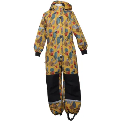 Overall (Yellow, Black, Multicolored) from Lindex Kids Polyester