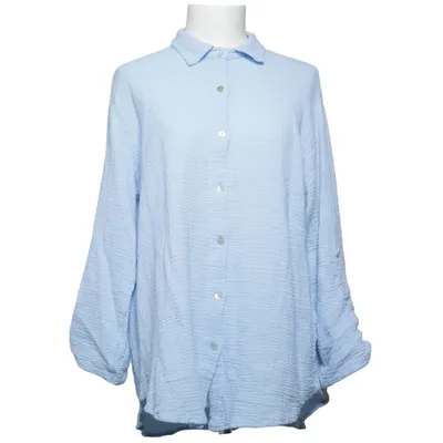 Blouse (Blauw) van Made in italy Katoen