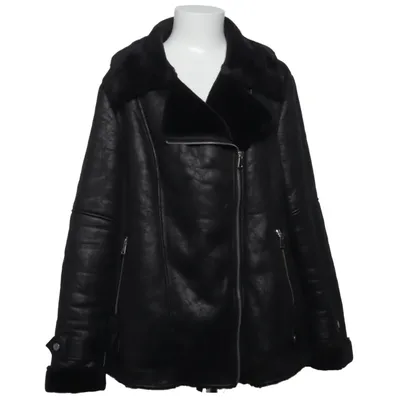 Veste en peau de mouton retournée (Noir) de Essentials by Tchibo Polyester