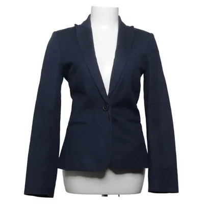 Kavaj (Blå) från Mango Basics Bomull, Elastan, Polyester