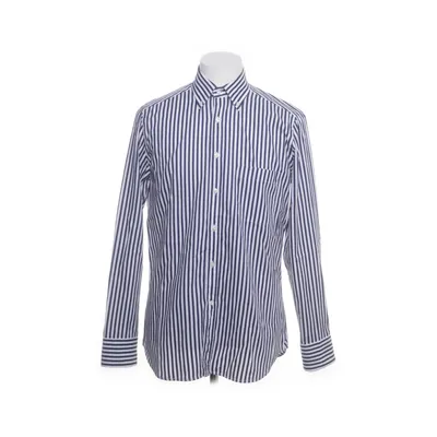 Button down shirt (White, Blue) from Kiro's Cotton