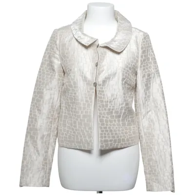 Blazer (Beige) de Oui Collection Polyester, Viscose