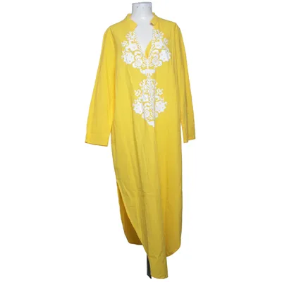 Robe longue (Jaune, Blanc) de Floryday