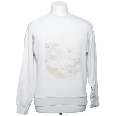 Sweatshirt (Blanc) de Kariban Coton biologique, Polyester recyclé