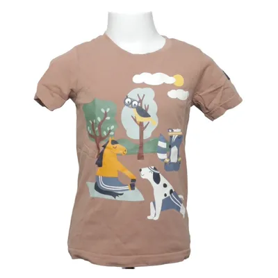 T-shirt (Brown, Multicolored) from Polarn O. Pyret Organic cotton