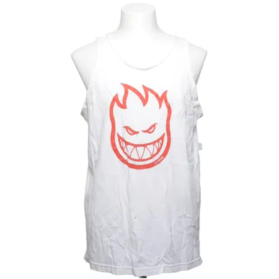 Tanktop  (Hvid, Rød) fra Spitfire Bomuld