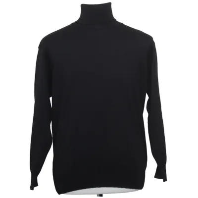 Turtleneck (Black) from Point Acrylic, Merino wool
