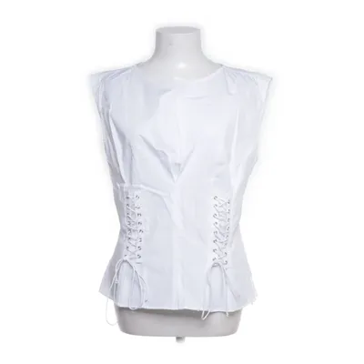 Top (Wit) van Zara Basic Z1975 Denim Katoen