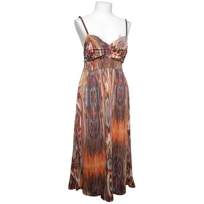 Robe longue (Orange, Marron, Multicolore) de Elissa Élasthane, Polyester