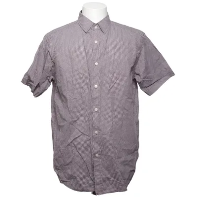 Short sleeve shirt (Brown, White) from Beverly Hills Polo Club