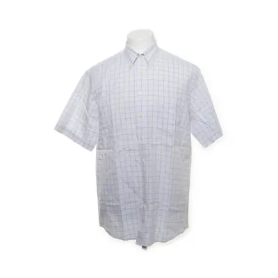 Kortärmad skjorta (Vit, Blå) från Atwardson Bomull