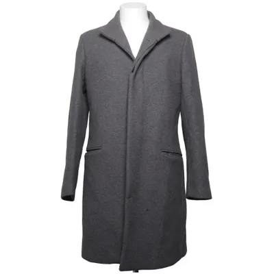 Frakke (Grå) fra Mango Polyester, Viscose, Uld