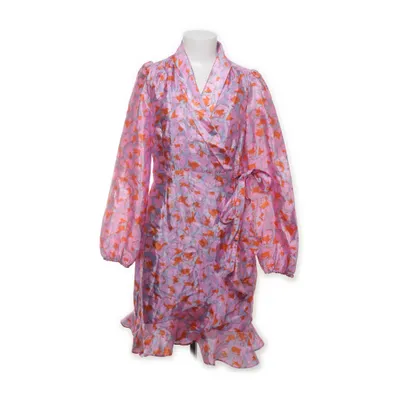 Slå-om-kjole (Pink, Flerfarvet) fra Cras Genanvendt polyester