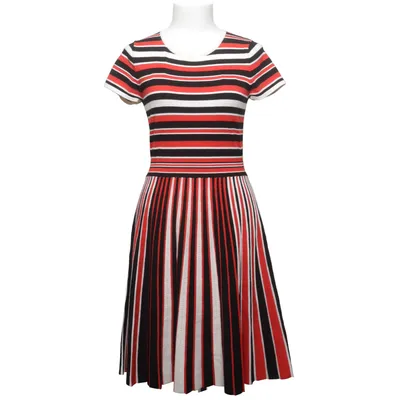Jurk (Rood, Zwart, Wit) van Karen Millen Elastaan, Polyamide, Polyester, Viscose