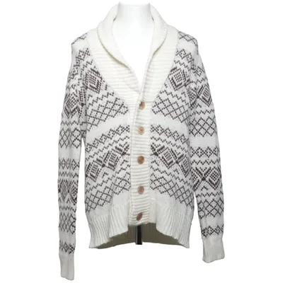Cardigan (Wit, Bruin) van DND Denim Development