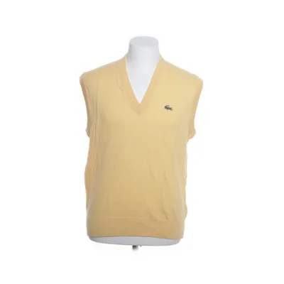 Pull sans manches (Jaune) de Chemise Lacoste Acrylique, Laine