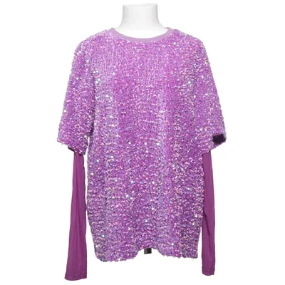 Top (Lila) van Mochy Elastaan, Polyester