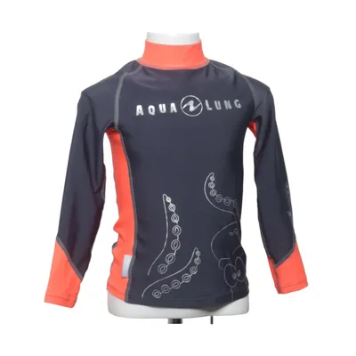 Badetrøje (Grå, Rød) fra AquaLung Elastan, Polyester