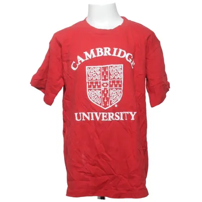 T-shirt (Rood) van University of Cambridge Katoen