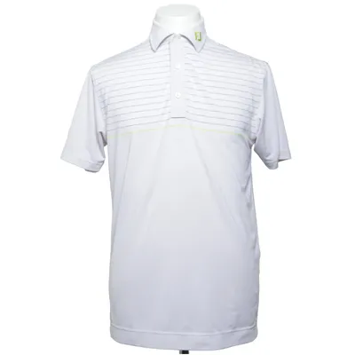 Pikétröja (Vit, Blå) från Footjoy Elastan, Polyester