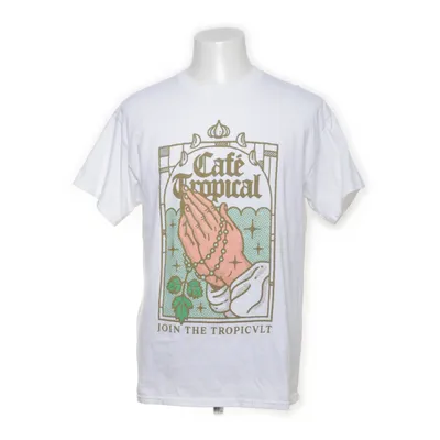 T-shirt (Vit, Flerfärgad) från Gildan Bomull