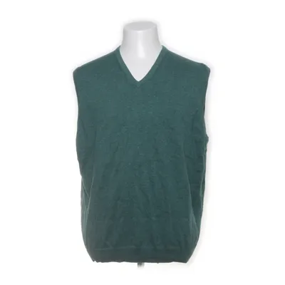 Pull sans manches (Vert) de Alan Paine Cachemire, Coton