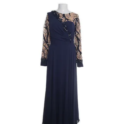 Aftonklänning (Blå, Beige) från Gigi Polyester