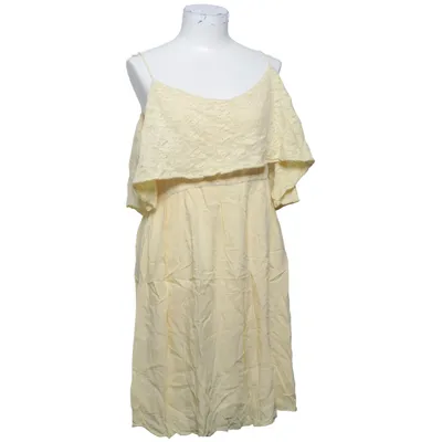 Klänning (Gul) från Mango Collection Bomull, Polyester, Viskos