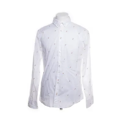 Button down shirt (White, Multicolored) from Boss Hugo Boss Cotton