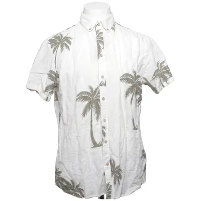 Chemise à manches courtes (Blanc, Vert) de Urban Pioneers Coton, Lin