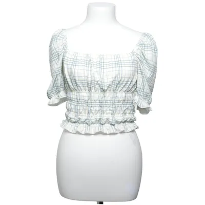 Top (Hvid, Blå, Gul) fra Urban Outfitters Elastan, Polyester