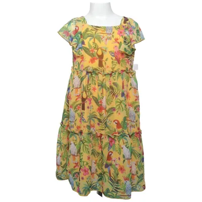 Jurk (Geel, Meerkleurig) van Emma Jayne x H&M Polyester