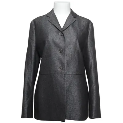 Kavaj (Grå) från Jil Sander Kupro, Silke, Ull