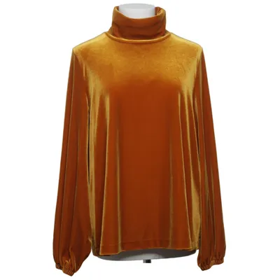Pul à col roulé (Jaune) de Anna Holtblad Élasthane, Polyester